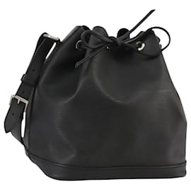 Louis Vuitton-LOUIS VUITTON Epi Petit Noe Shoulder Bag New Model Black M40752 LV Auth ki5391-Black