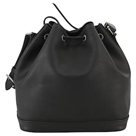 Louis Vuitton-LOUIS VUITTON Epi Petit Noe Shoulder Bag New Model Black M40752 LV Auth ki5391-Black