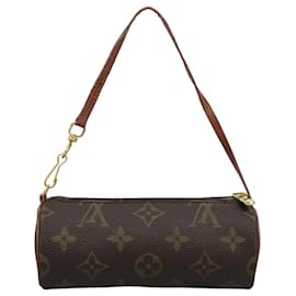 Louis Vuitton-LOUIS VUITTON Monogram Papillon Pouch LV Auth 111072-Monogram