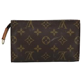 Louis Vuitton-LOUIS VUITTON Monogram Bucket PM Accessory Pouch LV Auth 108709-Monogram