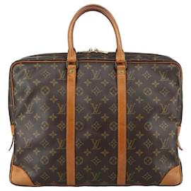 Louis Vuitton-LOUIS VUITTON Monogram Porte Documents Voyage Business Bag M52005 LV Auth 109175-Monogram