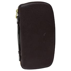 Louis Vuitton-LOUIS VUITTON Taiga Organizer Atoll Travel Case Acajou M30656 LV Auth th4595-Brown