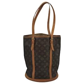 Louis Vuitton-LOUIS VUITTON Monogram Bucket GM Shoulder Bag M42236 LV Auth ar13170-Monogram