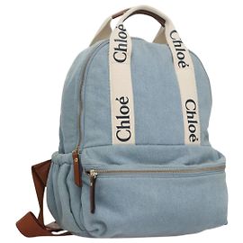 Chloé Rucksack Denim Hellblau Auth 90916 Hellblau
