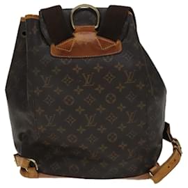 Louis Vuitton-LOUIS VUITTON Monogram Montsouris GM Backpack M51135 LV Auth 109985-Monogram