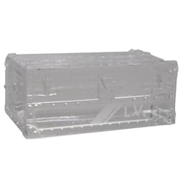 Louis Vuitton-LOUIS VUITTON Paper weight metal Clear LV Auth 96699-Other