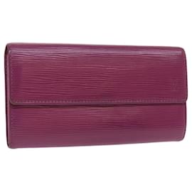 Louis Vuitton-LOUIS VUITTON Epi Portefeiulle Sarah Long Wallet Grenard M6374L LV Auth 66832-Other
