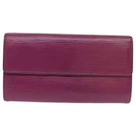 Louis Vuitton-LOUIS VUITTON Epi Portefeiulle Sarah Long Wallet Grenard M6374L LV Auth 66832-Other