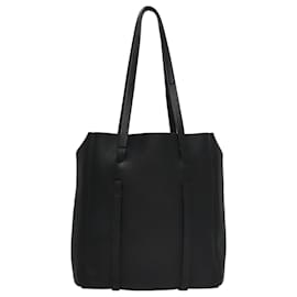 Balenciaga-BALENCIAGA Everyday Tote XS Bag Leather 2way Black Silver 489813 Auth hk1951-Black,Silvery