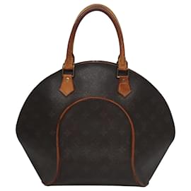 Louis Vuitton-LOUIS VUITTON Monogram Ellipse MM Hand Bag M51126 LV Auth 107810-Monogram
