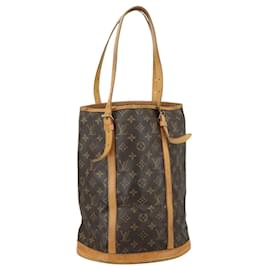 Louis Vuitton-LOUIS VUITTON Monogram Bucket GM Shoulder Bag M42236 LV Auth 107441-Monogram
