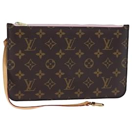 Louis Vuitton-LOUIS VUITTON Monogram Neverfull MM Pouch Accessory Pouch LV Auth 107913-Monogram