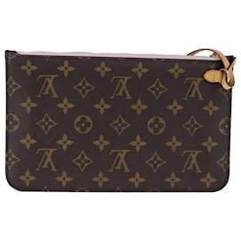 Louis Vuitton-LOUIS VUITTON Monogram Neverfull MM Pouch Accessory Pouch LV Auth 107913-Monogram