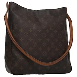 Louis Vuitton-LOUIS VUITTON Monogram Looping GM Shoulder Bag M51145 LV Auth 108725-Monogram