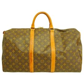 Louis Vuitton-Louis Vuitton Keepall 55-Brown