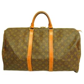 Louis Vuitton-Louis Vuitton Keepall 55-Brown