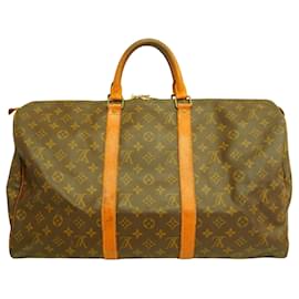 Louis Vuitton-Louis Vuitton Keepall 55-Brown