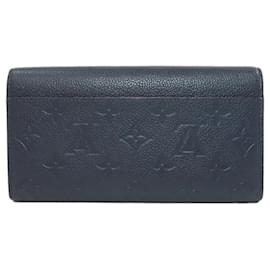 Louis Vuitton-Louis Vuitton Sarah Wallet-Navy blue