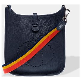Hermès Borsa HERMES Evelyne in Pelle Blu Marino - 102441 Blu navy