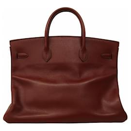 Hermès-Hermès Birkin 40-Dark red
