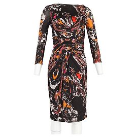 Robe midi imprimée Max Mara en viscose multicolore Autre