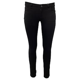 Gucci- Gucci Mid-Waist Skinny Jeans in Black Cotton Denim-Black