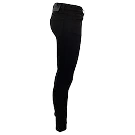 Gucci- Gucci Mid-Waist Skinny Jeans in Black Cotton Denim-Black
