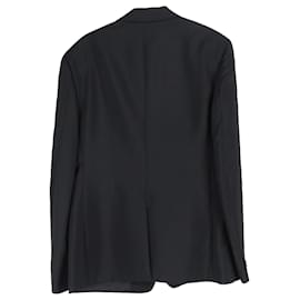 Prada-Prada Single Breasted-Blazer and Trouser Suit Set in Black Wool-Black