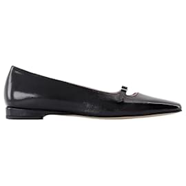 Autre Marque-Emilie Ballerinas - Carel - Leather - Black-Black