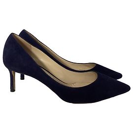 Jimmy Choo Romy 60 Pumps in Navy Blue Suede Blue Navy blue