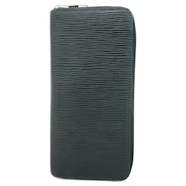 Louis Vuitton-Louis Vuitton Long Wallet Epi Zippy Vertical M60965 Noir-Black