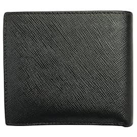 Prada-Prada Men's Bi-fold Wallet in Saffiano Leather-Black