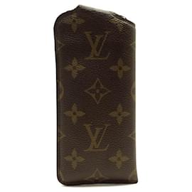 Louis Vuitton-LOUIS VUITTON PM MONOGRAM CANVAS GLASSES CASE M66545-Brown