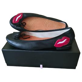 Repetto Sylvie Noir Rouge