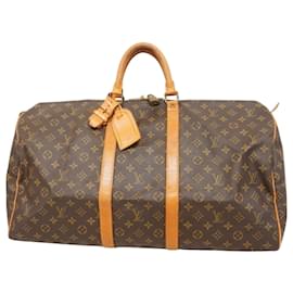 Louis Vuitton-Louis Vuitton Keepall 55-Brown