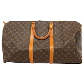 Louis Vuitton-Louis Vuitton Keepall 55-Brown