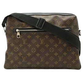 Louis Vuitton-Louis Vuitton Monogram Macassar Torres Shoulder Bag-Brown,Black