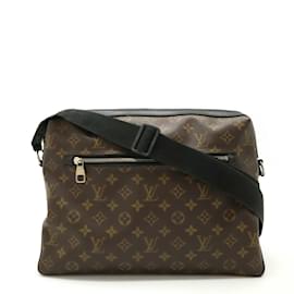 Louis Vuitton-Louis Vuitton Monogram Macassar Torres Shoulder Bag-Brown,Black