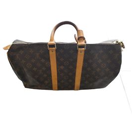 Borsa da viaggio Louis Vuitton Keepall 45 Monogram Marrone