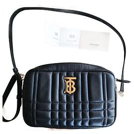 Borsa a tracolla Burberry Lola in pelle nera Nero