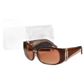 Montblanc MB88S sunglasses brown plastic Brown
