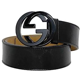 Gucci-Cinto preto Gucci-Preto