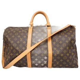 Louis Vuitton-Louis Vuitton Keepall Bandouliere 50-Brown