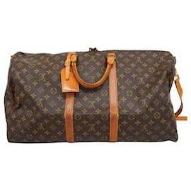 Louis Vuitton-Louis Vuitton Keepall Bandoulière 55-Brown
