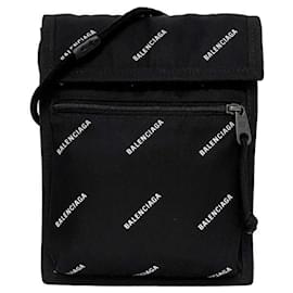 Balenciaga-Balenciaga Explorer Pouch in Black-Black