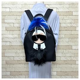 Fendi-Fendi Karl Lagerfeld Men's Backpack-Black,Blue