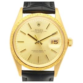 Rolex-Rolex Date Oyster Perpetual Watch 18K-Other