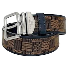 Louis Vuitton-Cinto Santur Sydney Louis Vuitton-Marrom,Azul marinho,Damier ebene
