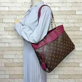 Louis Vuitton-Louis Vuitton Pallas Shopper Monogram Shoulder Bag-Brown,Other