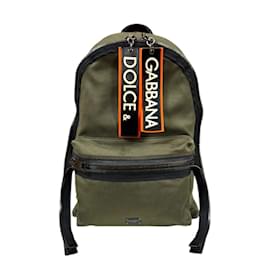 Dolce & Gabbana-Dolce & Gabbana Green Nylon Backpack-Green